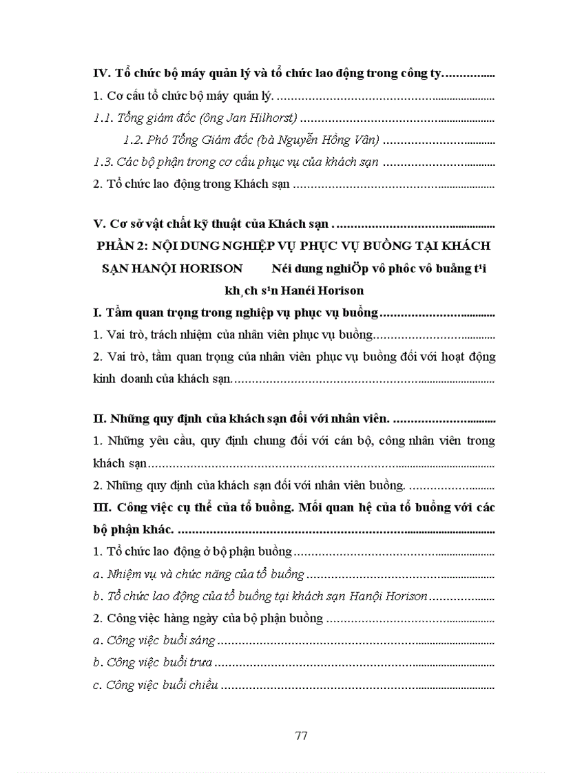 image for page Nghiệp vụ phục vụ buồng tại khách sạn