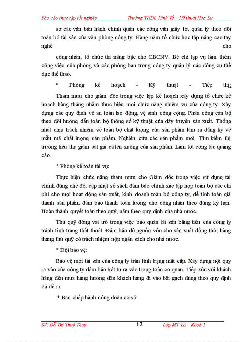 image for page Hiện trạng môi trường và các biện pháp xử lý chất thải của nhà máy Công Ty Vật Liệu- Xây dựng.