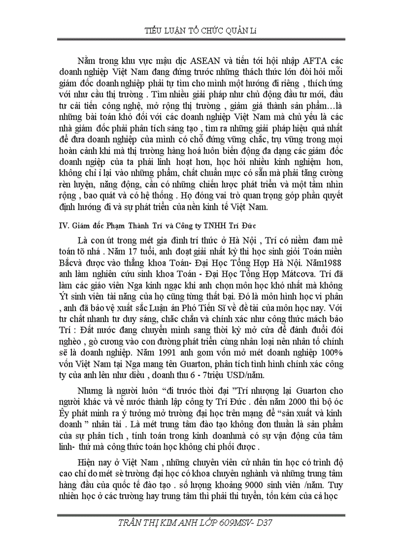 image for page Giám đốc Phạm Thành Trí và Công ty TNHH Trí Đức