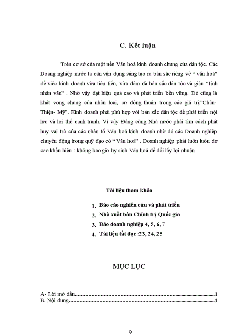 image for page Văn hoá doanh ngiệp với sự thành đạt và phát triển của một doanh nghiệp.