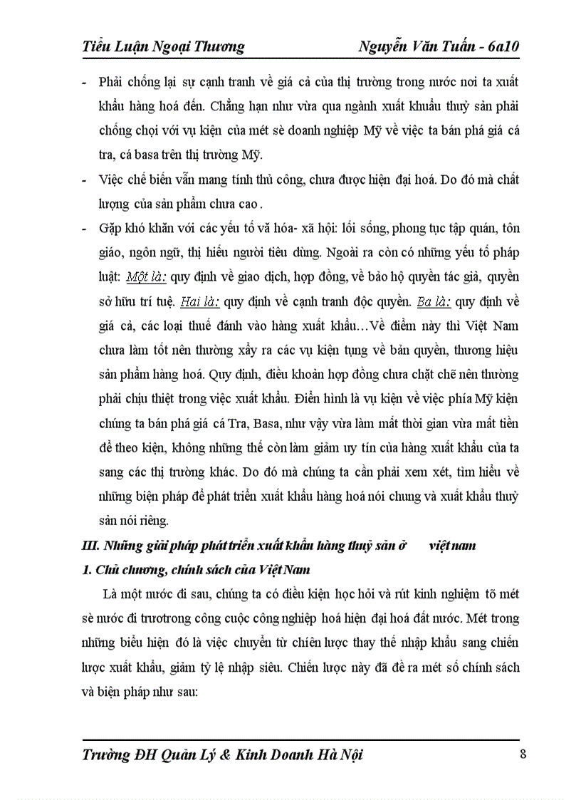 image for page Phát triển chế biến hàng thuỷ sản xuất khẩu ở Việt Nam