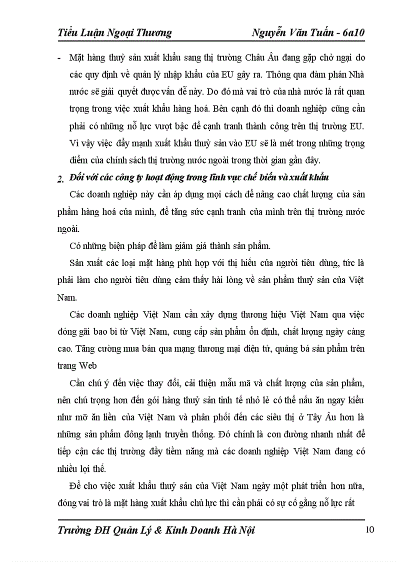 image for page Phát triển chế biến hàng thuỷ sản xuất khẩu ở Việt Nam