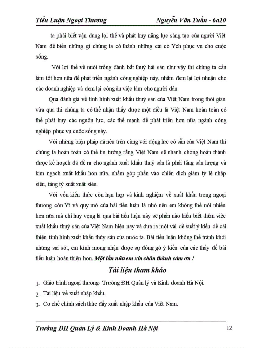 image for page Phát triển chế biến hàng thuỷ sản xuất khẩu ở Việt Nam