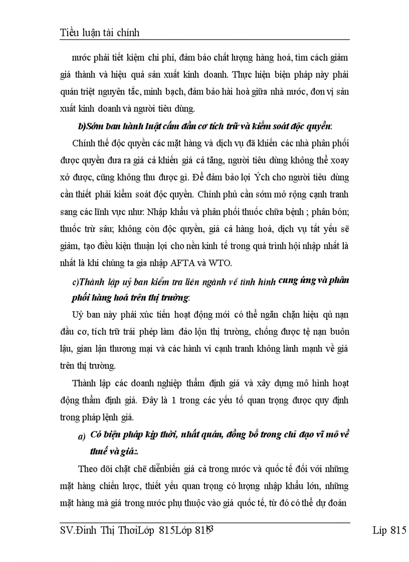 image for page Tiểu luận Lạm phát hiện nay ở Việt Nam-Nguyên nhân và các giải pháp khắc phục