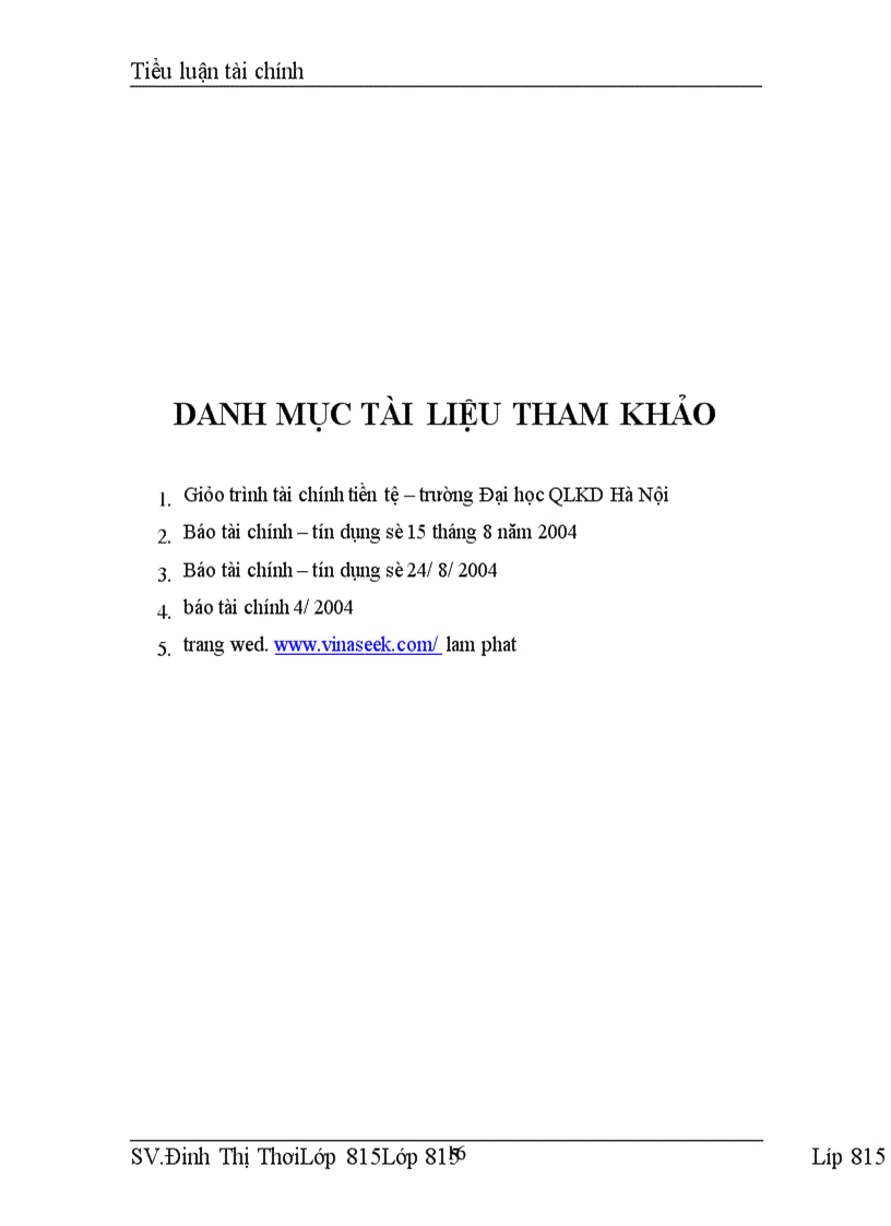 image for page Tiểu luận Lạm phát hiện nay ở Việt Nam-Nguyên nhân và các giải pháp khắc phục