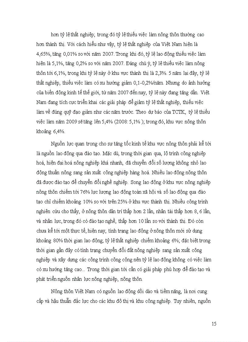 image for page Thực trạng thất nghiệp ở nông thôn Việt Nam