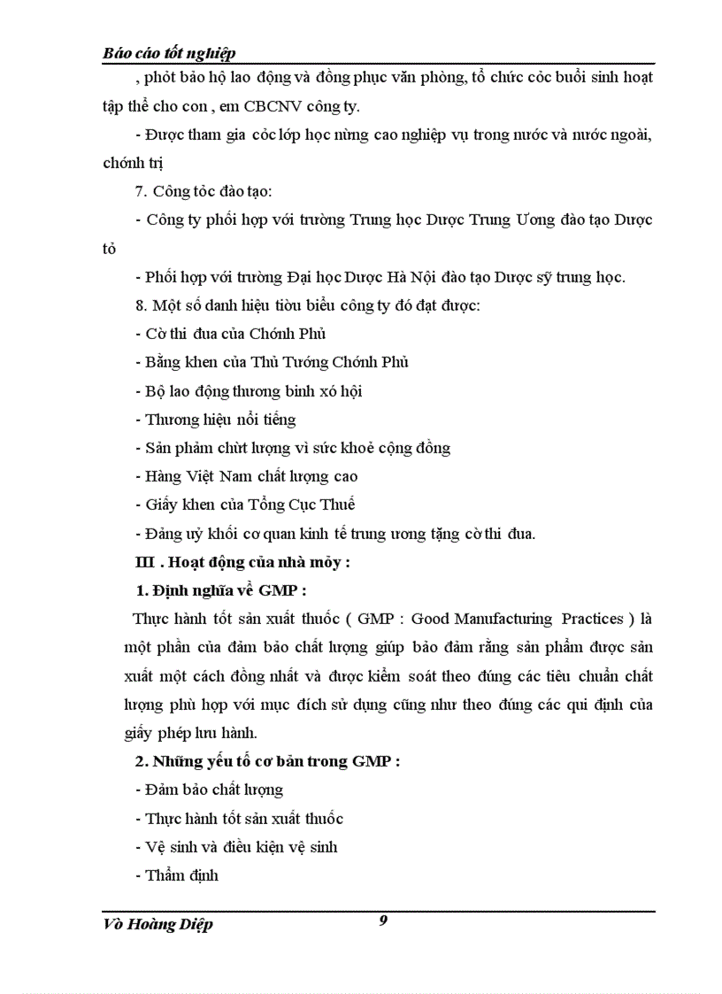 image for page Thực tập tại Công ty cổ phần Traphaco