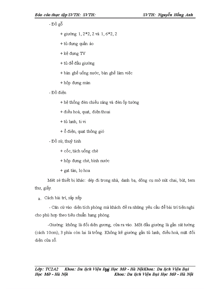 image for page Báo cáo thực tập tại Maison d'Hanova Hà Nội