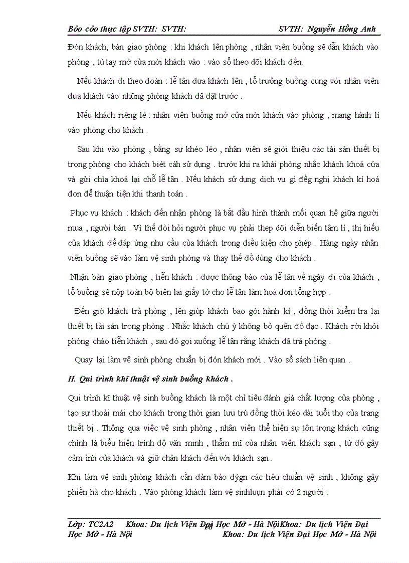 image for page Báo cáo thực tập tại Maison d'Hanova Hà Nội