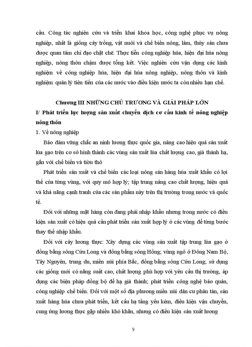 image for page Thực trạng của công nghiệp hoá , hiện đại hoá nông nghiệp nông thôn của nước ta hiện nay và giải pháp để thực hiện CNH-HĐH nông nghiệp nông thôn ở nước ta hiện nay