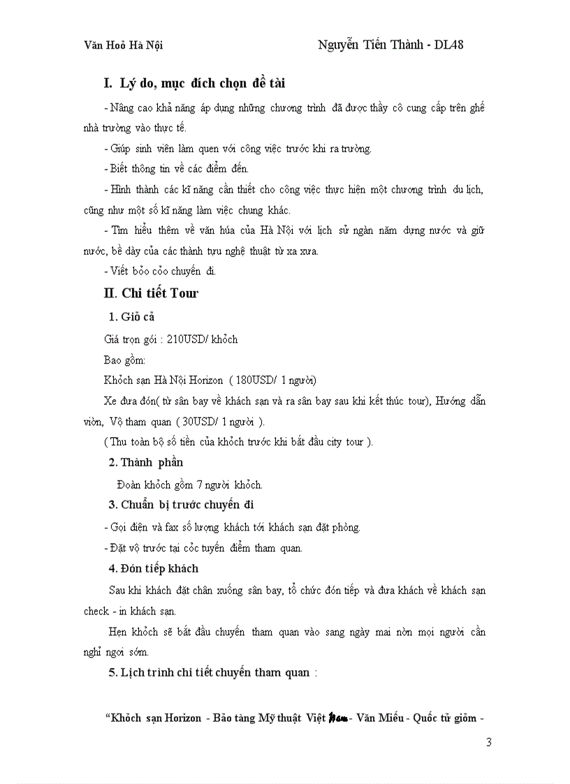 image for page Văn Hoá Hà Nội City Tour