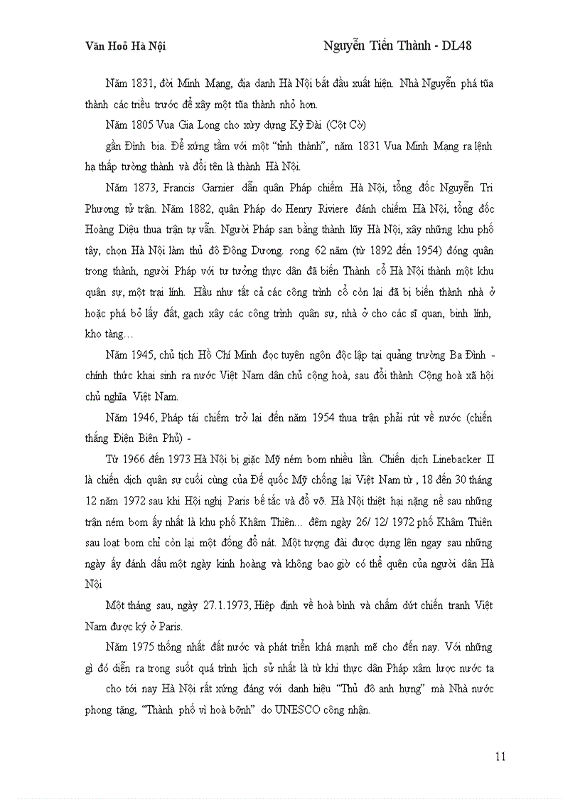 image for page Văn Hoá Hà Nội City Tour