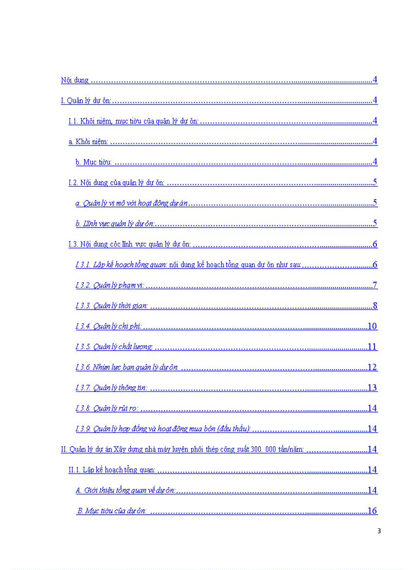 image for page Quản lý dự án Xây dựng nhà máy luyện phôi thép công suất 300.000 tấn/năm: