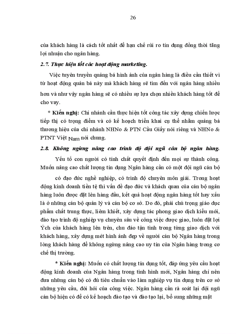 image for page Tình hình hoạt động kinh doanh của nhno&ptnt chi nhánh CẦU GIẤY