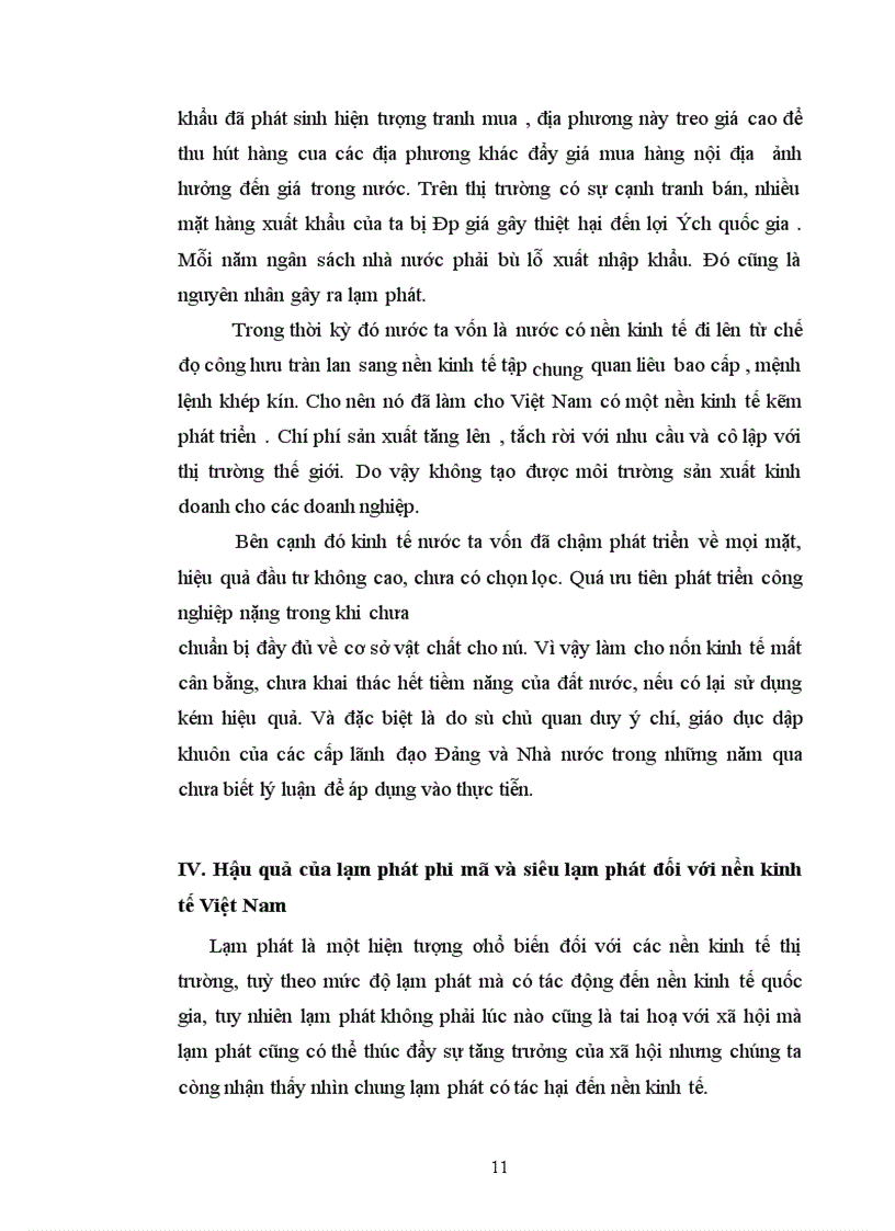 image for page Hậu quả của lạm phát phi mã và siêu lạm phát đối với nền kinh tế Việt nam các biện pháp kiềm chế lạm phát