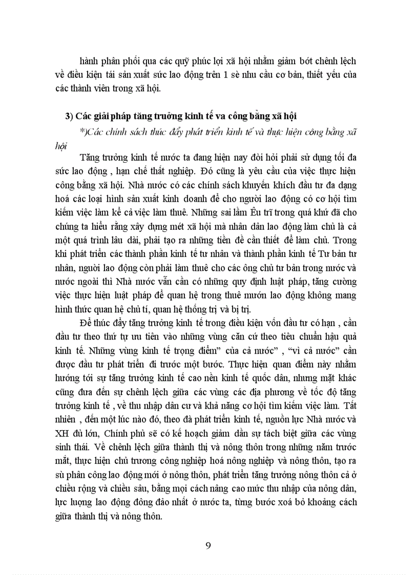 image for page Công bằng xã hội trong điều kiện kinh tế thị trường và mối quan hệ giữa công bằng xã hội với phát triển kinh tế