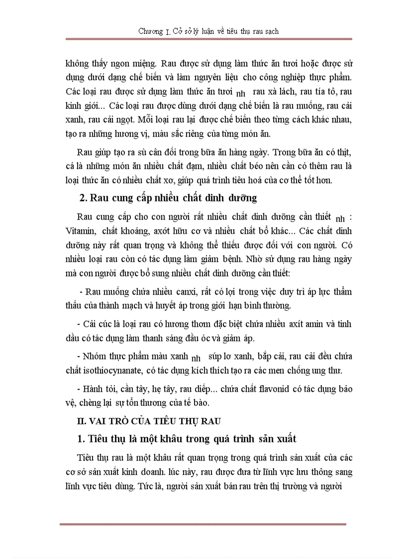 image for page Tình hình tiêu thụ rau sạch trên địa bàn hà nội