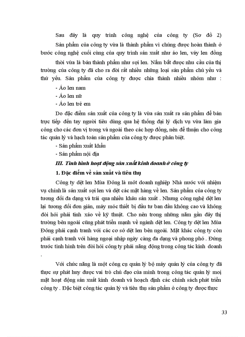 image for page Thực trạng hoạt động của Công ty dệt len mùa đông