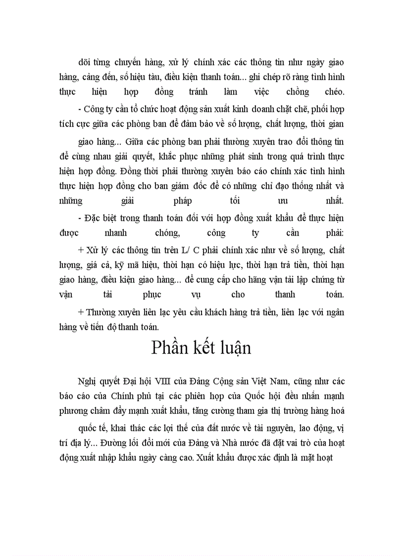 image for page Chế độ ký kết và thực hiện hợp đồng xuất khẩu giày ở công ty Cao su Hà nội (HARCO)