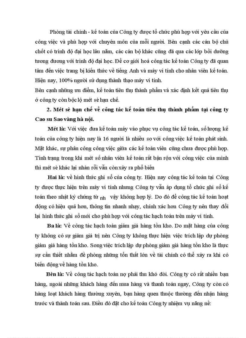 image for page Kế toán tiêu thụ thành phẩm và xác định kết quả tiêu thụ tại Công ty Cao su Sao Vàng