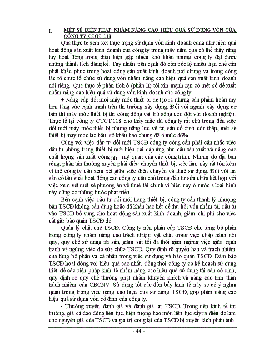 image for page :một số kiến nghị nhằm nâng cao hiệu quả của công tác quản lý vốn ở công ty