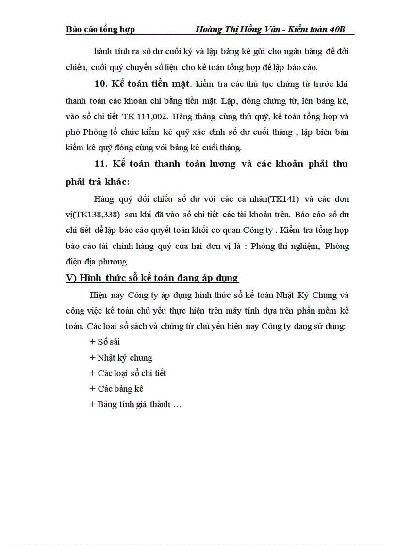 image for page Báo cáo tổng hợp về Công ty tư vấn xây dựng điện I