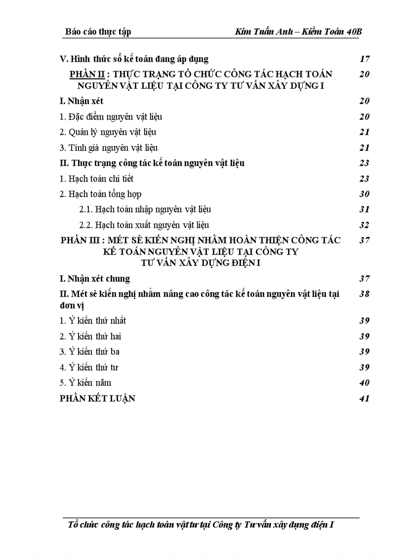 image for page Báo cáo tổng hợp về Công ty tư vấn xây dựng điện I