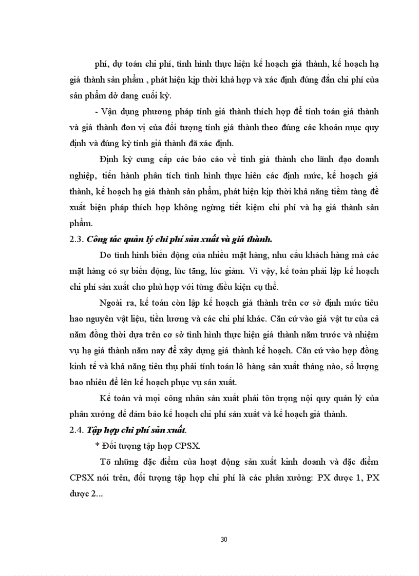 image for page Thực trạng về tổ chức kế toán tính giá thành sản phẩm tại Công ty cổ phần Dược và vật tư thú y