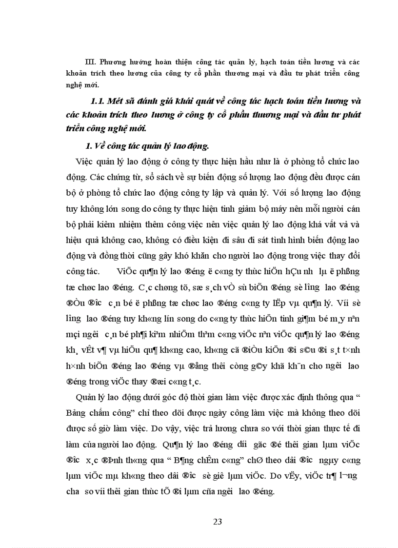 image for page Hạch toán tiền lương và các khoản trích theo lương tại cổ phần thương mại và đầu tư phát triền công nghệ mới