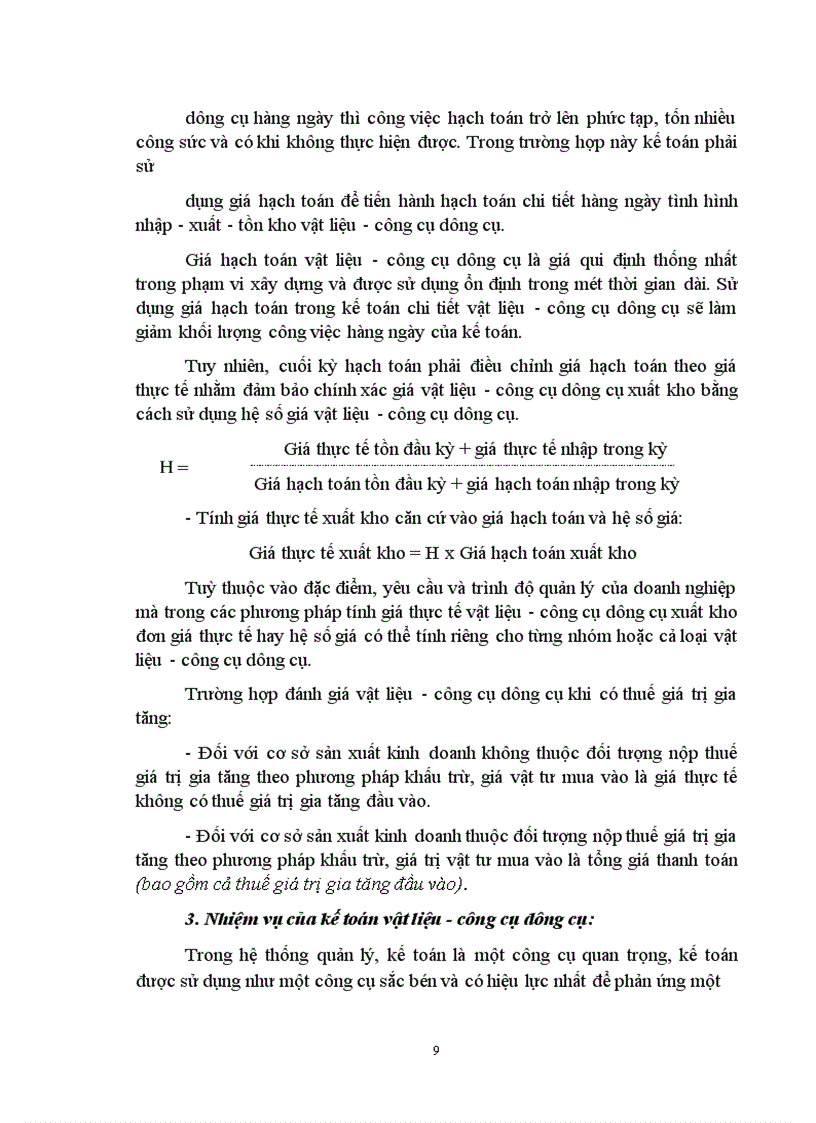 image for page Một số ý kiến nhằm hoàn thiện công tác kế toán vật liệu - công cụ dụng cụ tại Công ty may Hưng Việt.