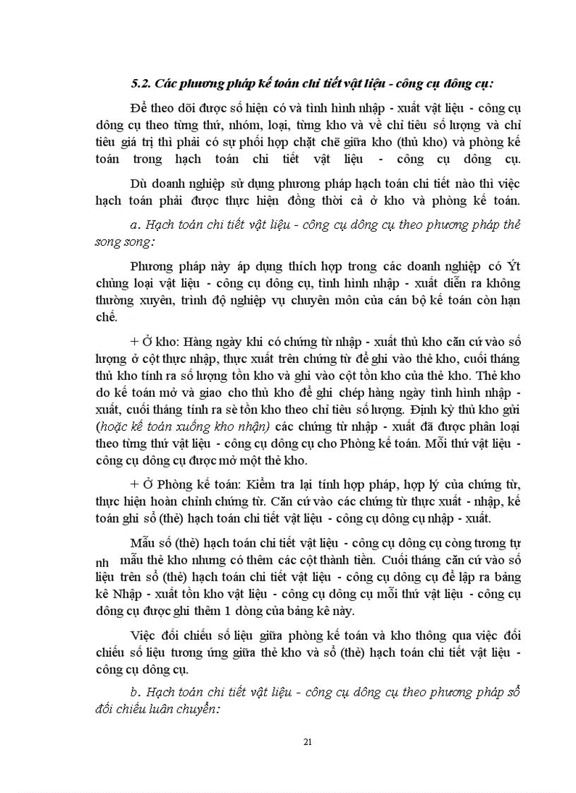 image for page Một số ý kiến nhằm hoàn thiện công tác kế toán vật liệu - công cụ dụng cụ tại Công ty may Hưng Việt.
