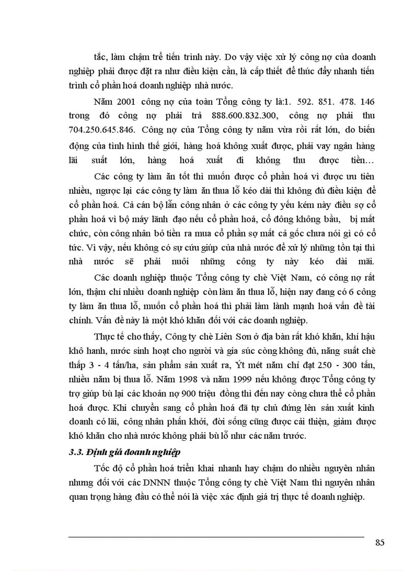 image for page Một số giải pháp tài chính góp phần thúc đẩy tiến trình cổ phần hoá doanh nghiệp Nhà nước tại Tổng công ty chè Việt Nam