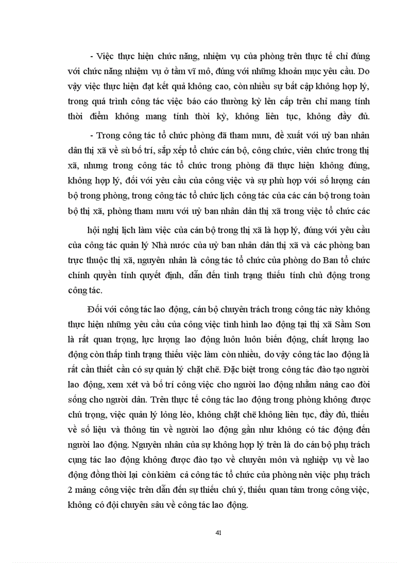 image for page Hoàn thiện công tác tổ chức hoạt động của phòng tổ chức lao động- thương binh- xã hội thị xã Sầm Sơn, Thanh Hoá