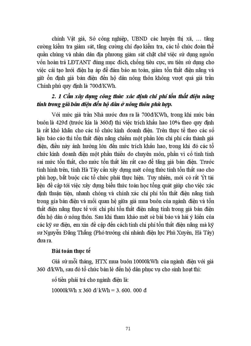 image for page Thực trạng mô hình quản lý điện nông thôn tỉnh Hà Tây