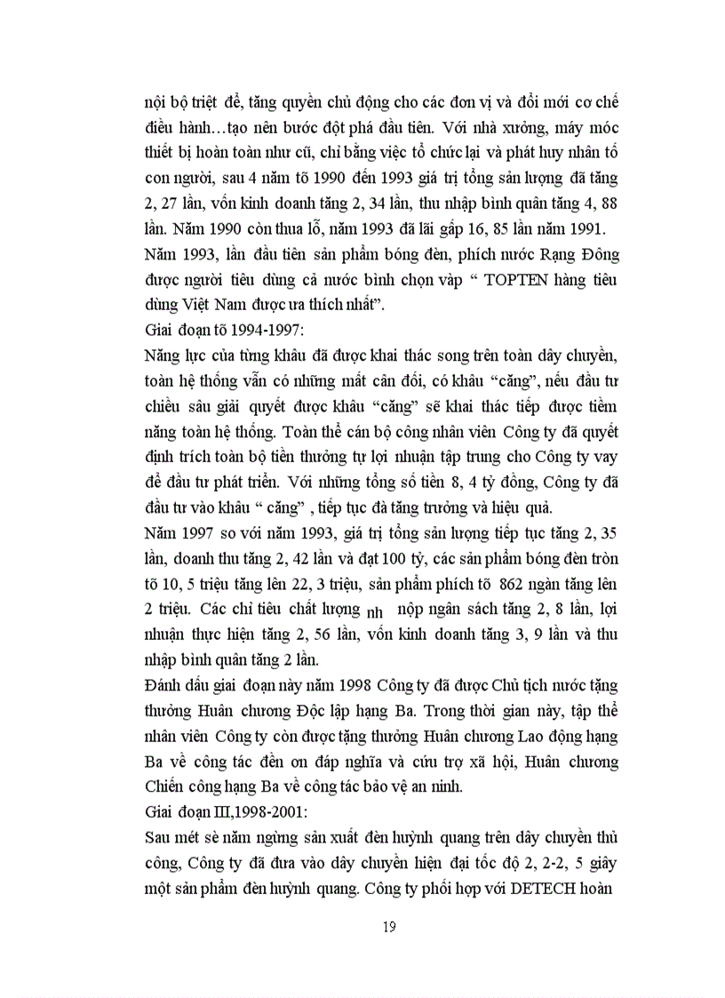 image for page Thực trạng công tác BHLĐ tại công ty Bóng đèn- phích nước Rạng Đông