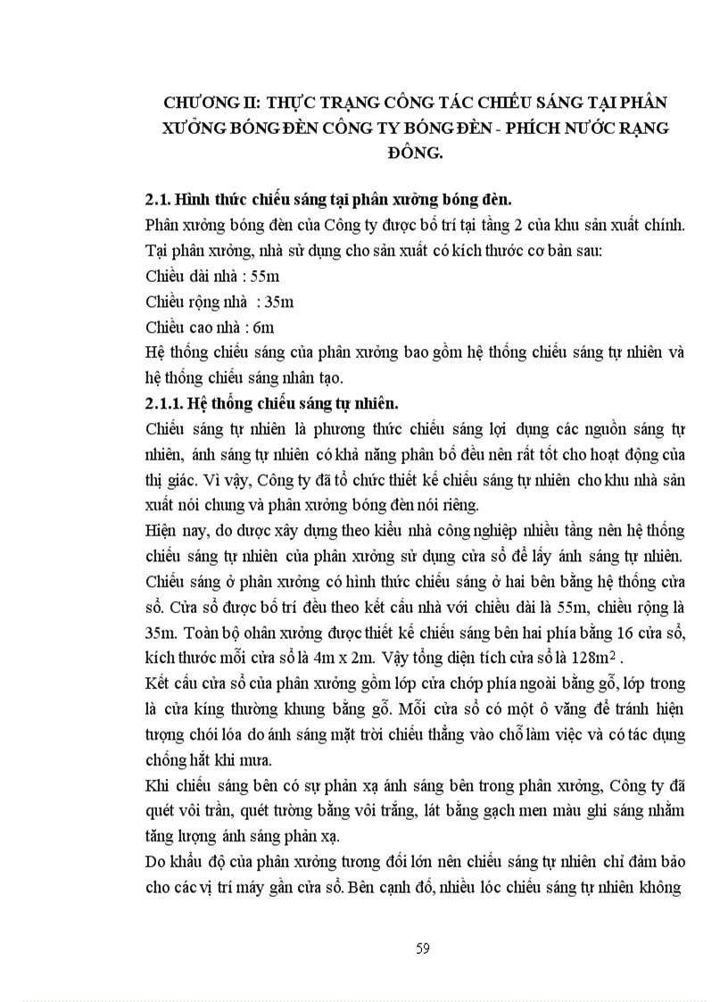 image for page Thực trạng công tác BHLĐ tại công ty Bóng đèn- phích nước Rạng Đông