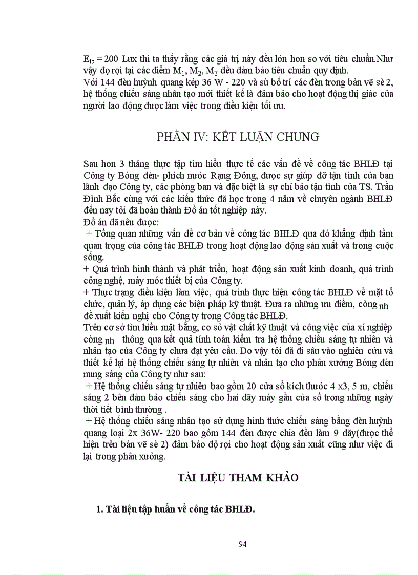 image for page Thực trạng công tác BHLĐ tại công ty Bóng đèn- phích nước Rạng Đông