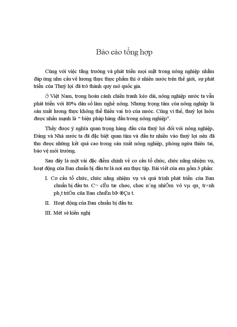 image for page Cơ cấu tổ chức, chức năng nhiệm vụ và quá trình phát triển của Ban chuẩn bị đầu tư.