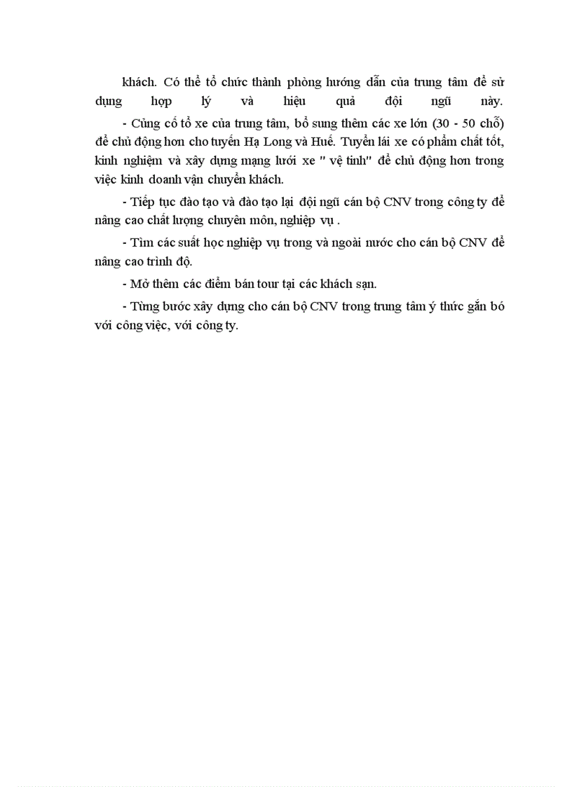 image for page Báo cáo tổng hợp Công ty du lịch dịch vụ Hà Nội – Toserco