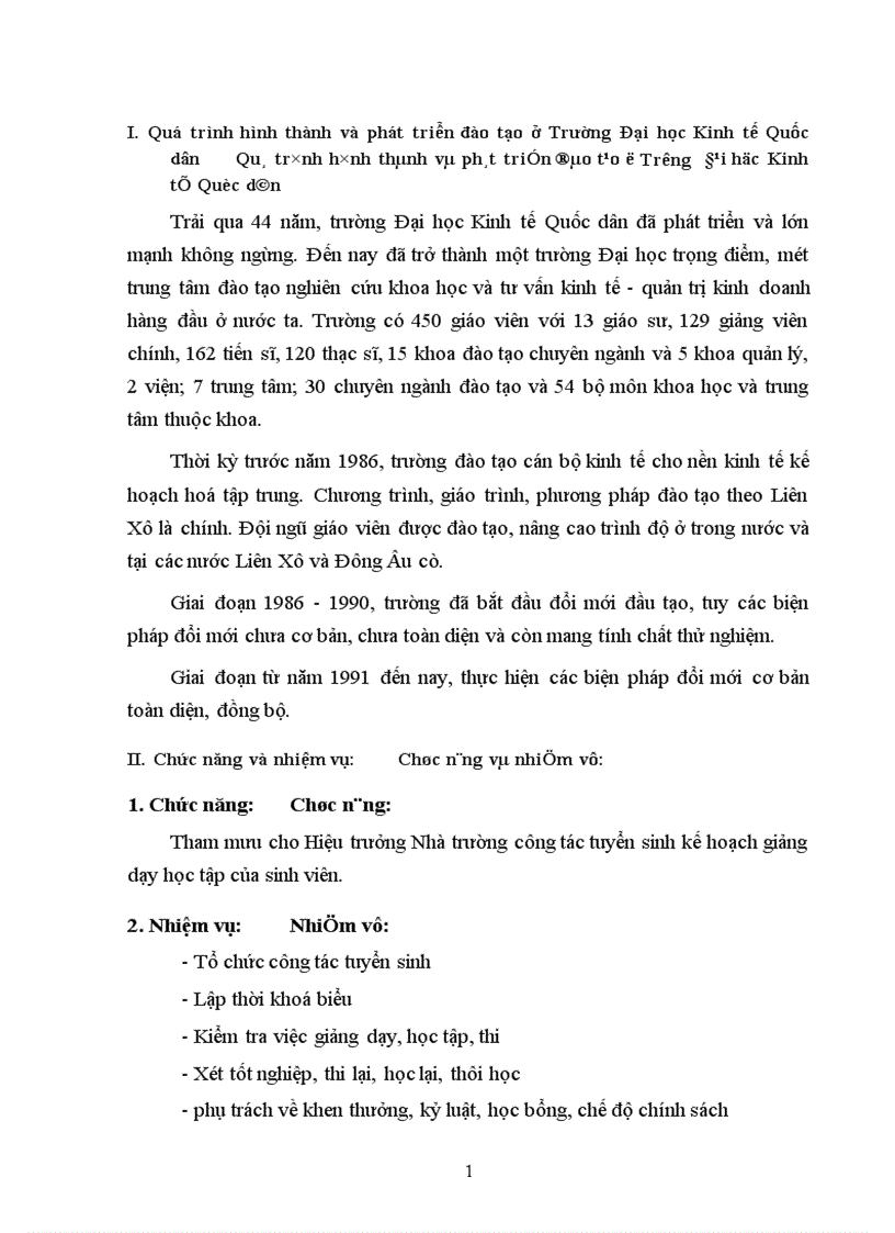 image for page Quá trình hình thành và phát triển đào tạo ở Trường Đại học Kinh tế Quốc dân