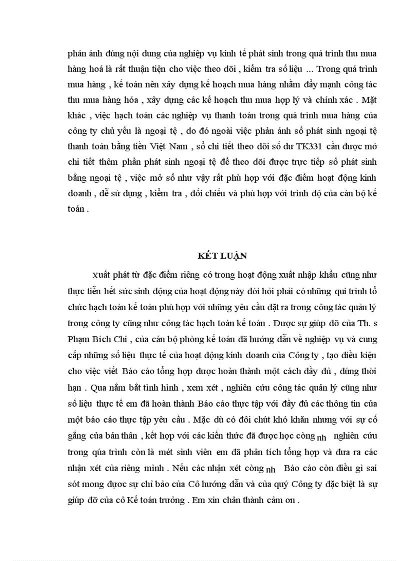 image for page Nhận xét và đánh giá chung về Công ty vật tư và xuất nhập khẩu hoá chất .
