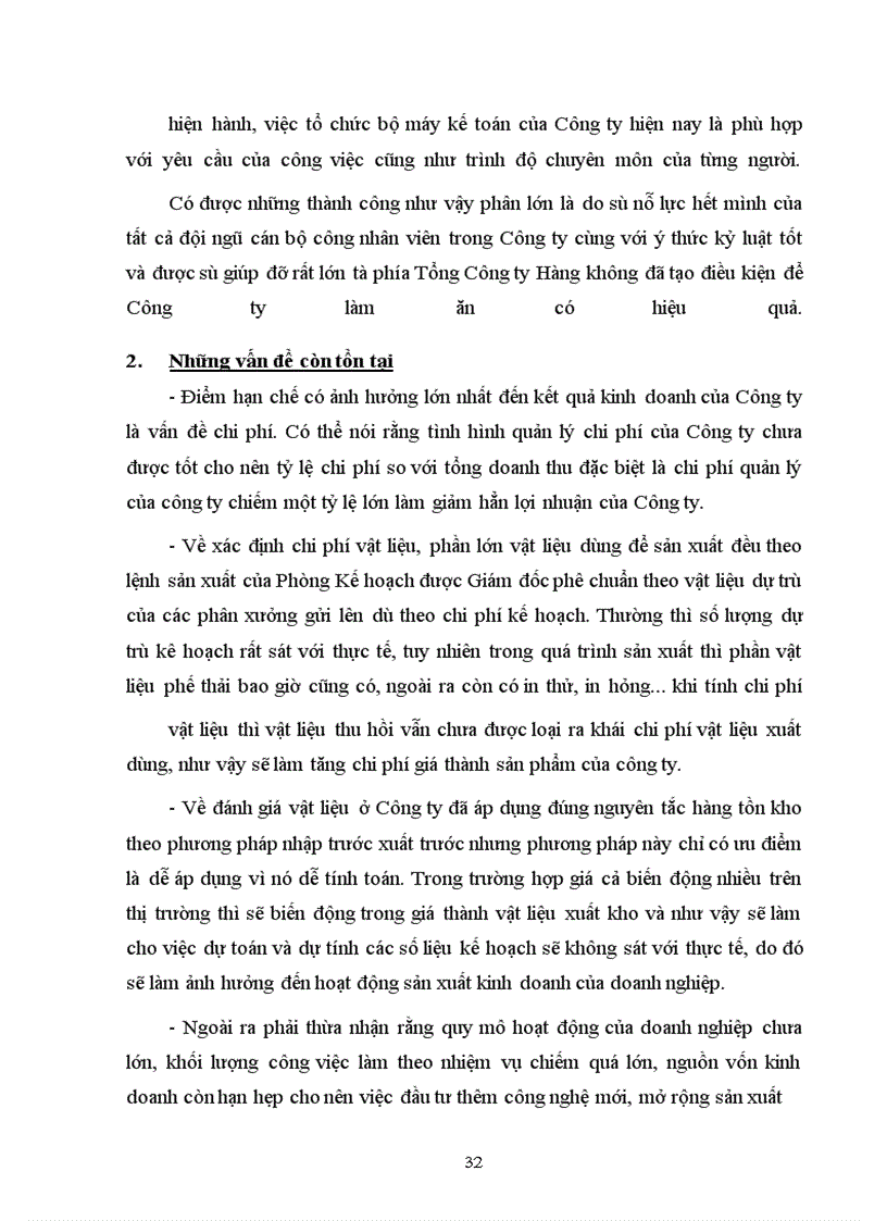 image for page Đánh giá khái quát về hiệu quả sản xuất kinh doanh của Công ty in Hàng không trong những năm gần đây