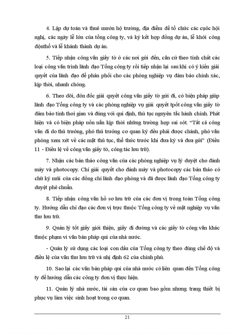 image for page Tổ chức và hoạt động của văn phòng tổng công ty công trình giao thông