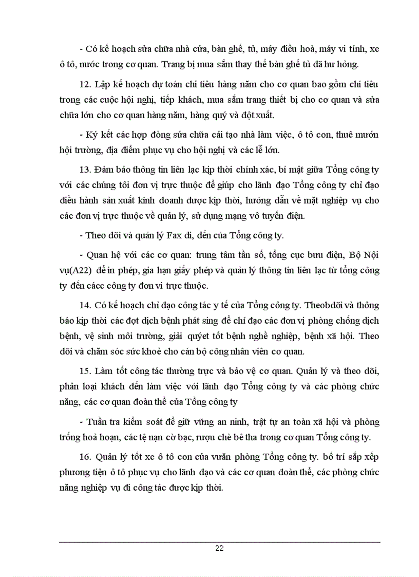 image for page Tổ chức và hoạt động của văn phòng tổng công ty công trình giao thông