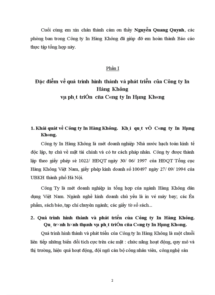 image for page Đặc điểm tổ chức sản xuất và quy trình công nghệ sản xuất sản phẩm ở Công ty Hàng Không