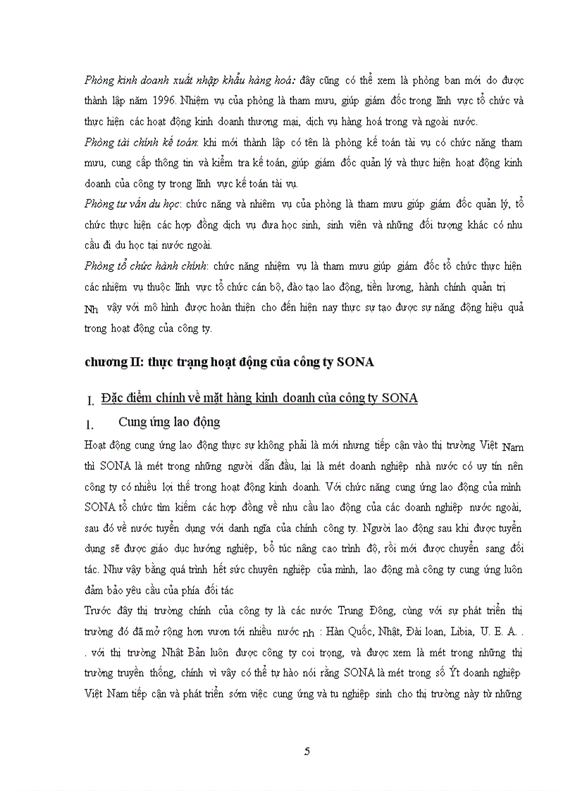image for page Quá trình hình thành và phát triển của công ty SONA