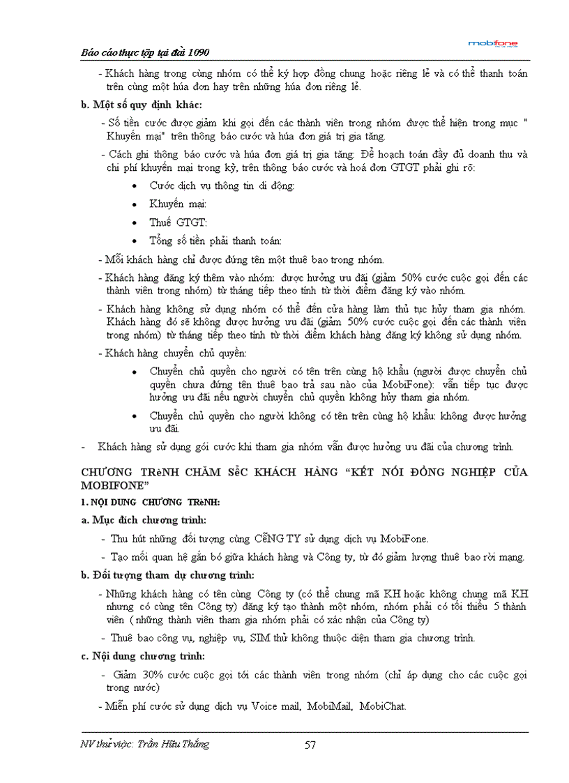 image for page Báo cáo thực tập tổng hợp Công ty VMS MOBIFONE