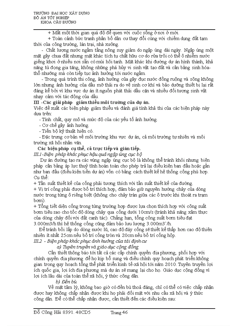 image for page Giải pháp thiết kế trắc dọc ,trắc ngang và tính khối lượng đào đắp