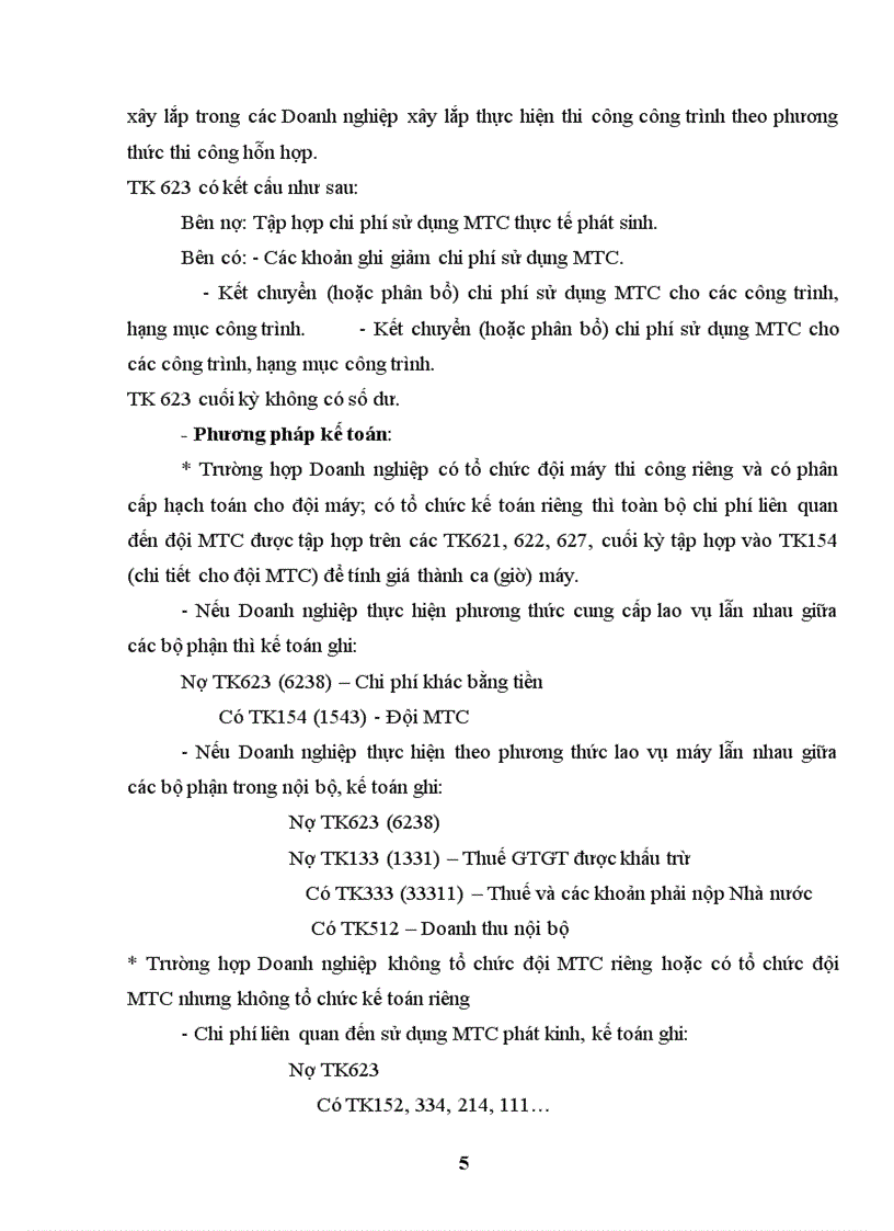 image for page Tình hình thực tế về tổ chức kế toán tập hợp CPSX và tính giá thành SPXL ở công ty cổ phần xây dựng số