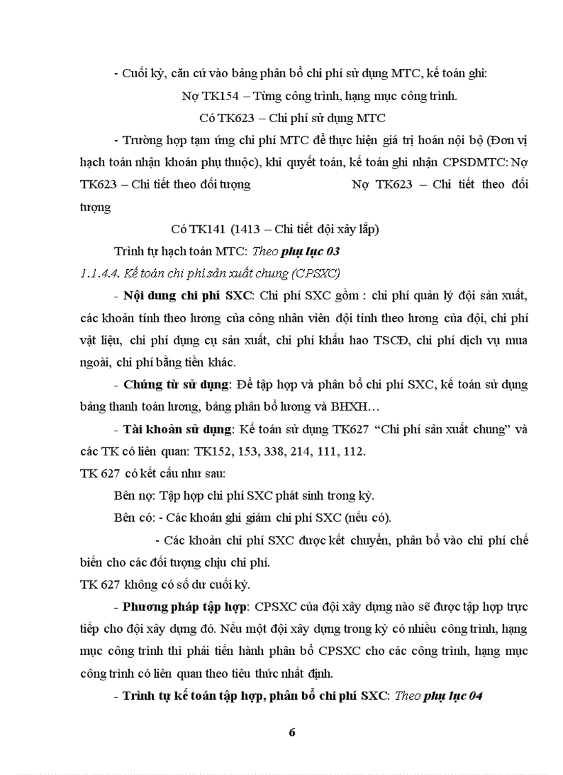 image for page Tình hình thực tế về tổ chức kế toán tập hợp CPSX và tính giá thành SPXL ở công ty cổ phần xây dựng số